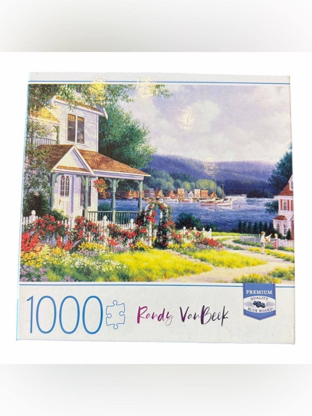 Randy VanBeek 1000 Piece Coastal Cottage Jigsaw Puzzle Complete Cardinal